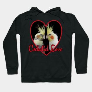 Cockatiel Love Heart Parrot Hoodie